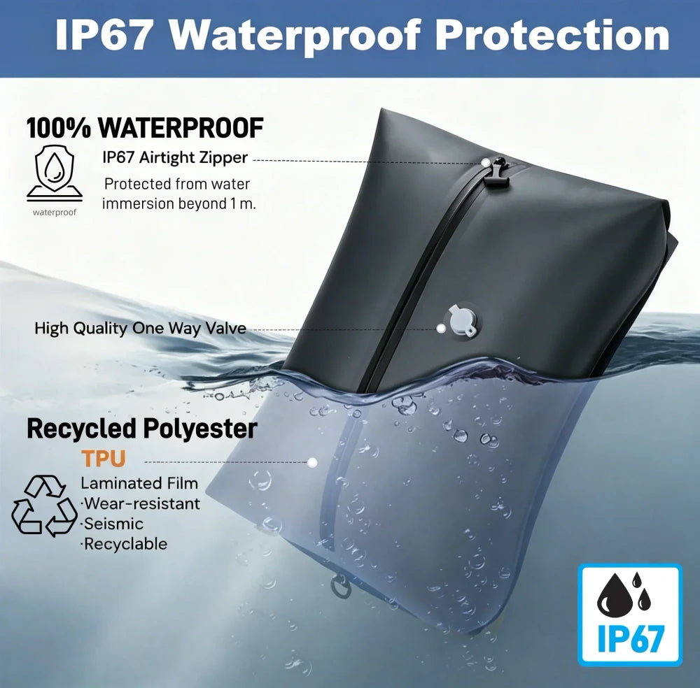 TPU Waterproof Vacuum Compression Travel Bag